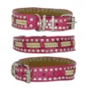 Lederhalsband suzan -handgefertigtes Unikat -bellerei