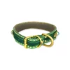bellerei Hundehalsband aus Leder und Nieten. Unikat