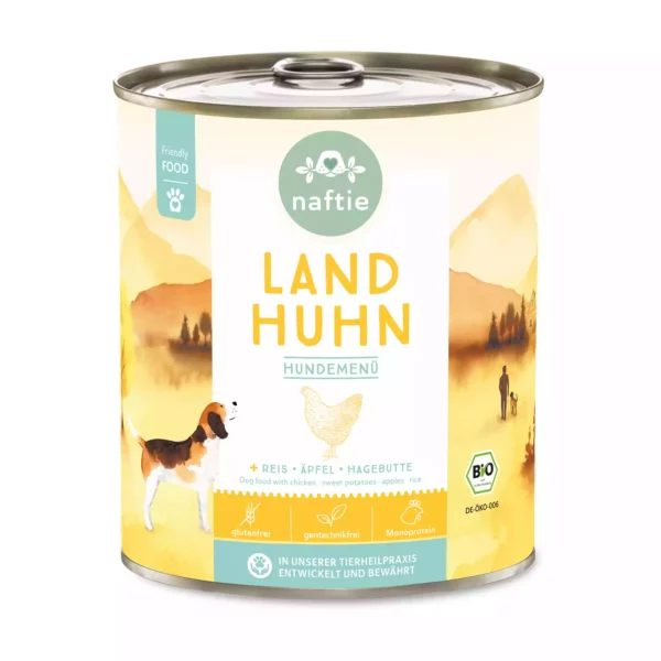 Land-Huhn Bio Nassfutter 800g