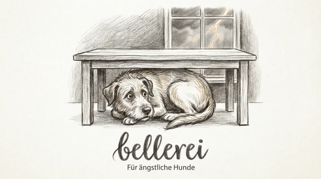 Hund hat Angst vor Gewitter & Silvester: Schnelle Hilfe & natürliche Beruhigung mit bellerei CBD Öl Hero