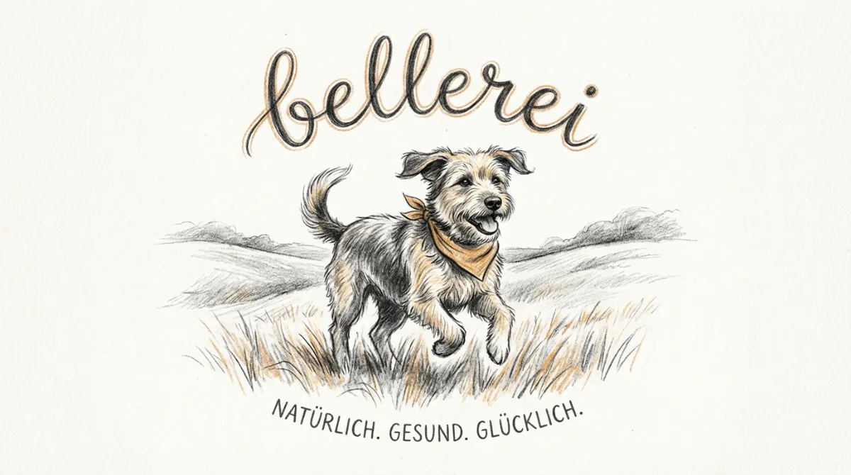 A happy dog running freely on a soft grassy field, looking healthy and active.