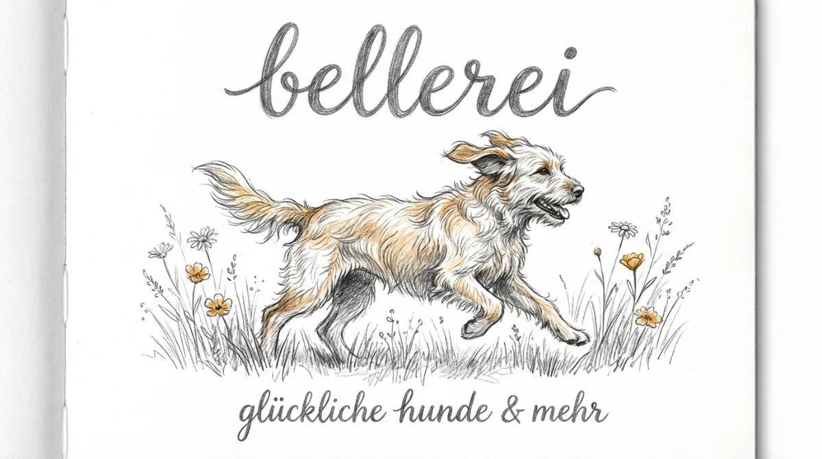 A healthy, shiny-coated dog running happily in a field.