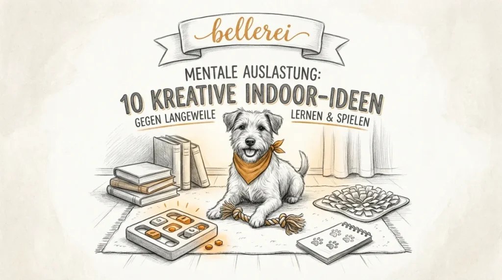 Mentale Auslastung für Hunde: 10 kreative Indoor-Ideen gegen Langeweile Hero