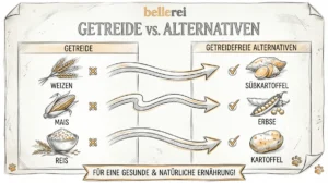 Getreide vs. getreidefreie Alternativen für Hundefutter ohne Getreide.
