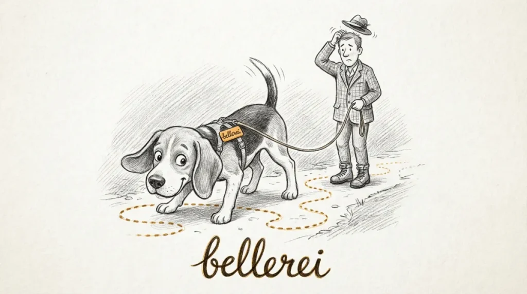 Sturheit in der Pubertät: Hund ignoriert Rückruf beim Schnüffeln