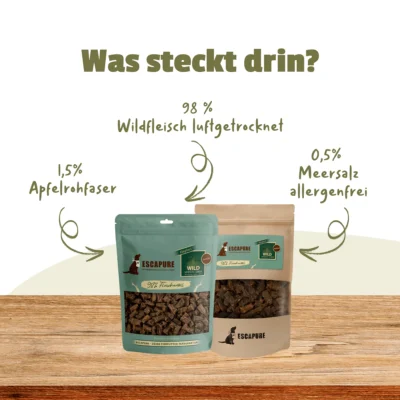 Inhaltsstoffe Monoprotein Leckerlie mit Wildfleisch