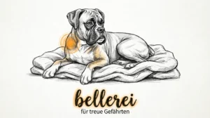 Boxer Hund mit Arthrose Schmerzen, bellerei CBD Öl