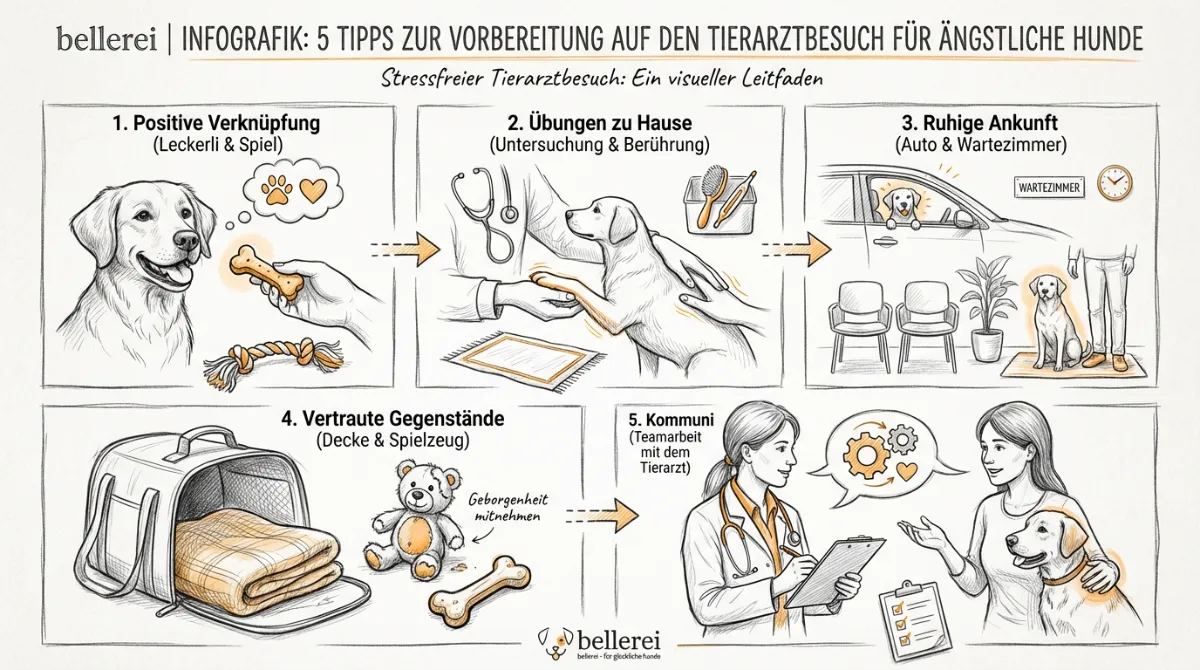 Hund Angst Tierarztbesuch: 5 Tipps natürliche Beruhigung & Vorbereitung.