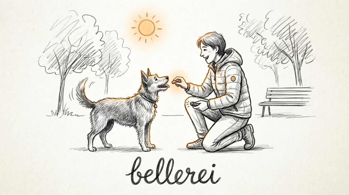 Hund lernt Tricks mit positiver Verstärkung beim Clickertraining