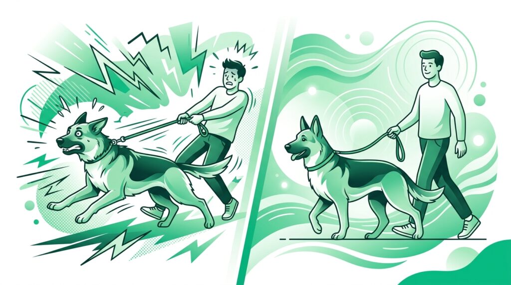Hund zieht an der Leine - Trainings-Tipps und die richtige Ausruestung